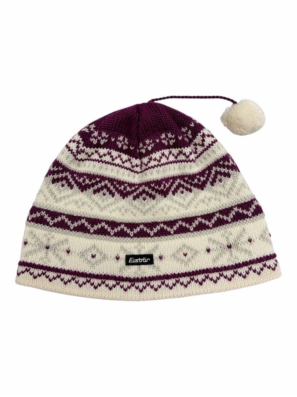 Eisbar | Wool Blend Fleece Lined Long Pompom Beanie Ski Hat